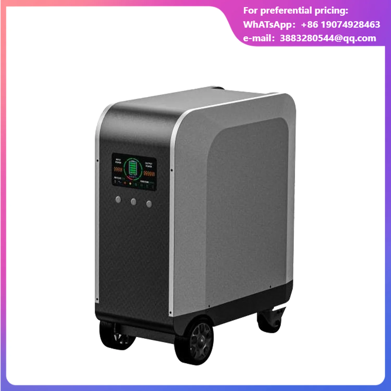 ES-6000C Portable Solar Cell EV Charger Station New Hot Selling ES-6000C ZKYC 30KW Capacity USB Charging Multi-purpose