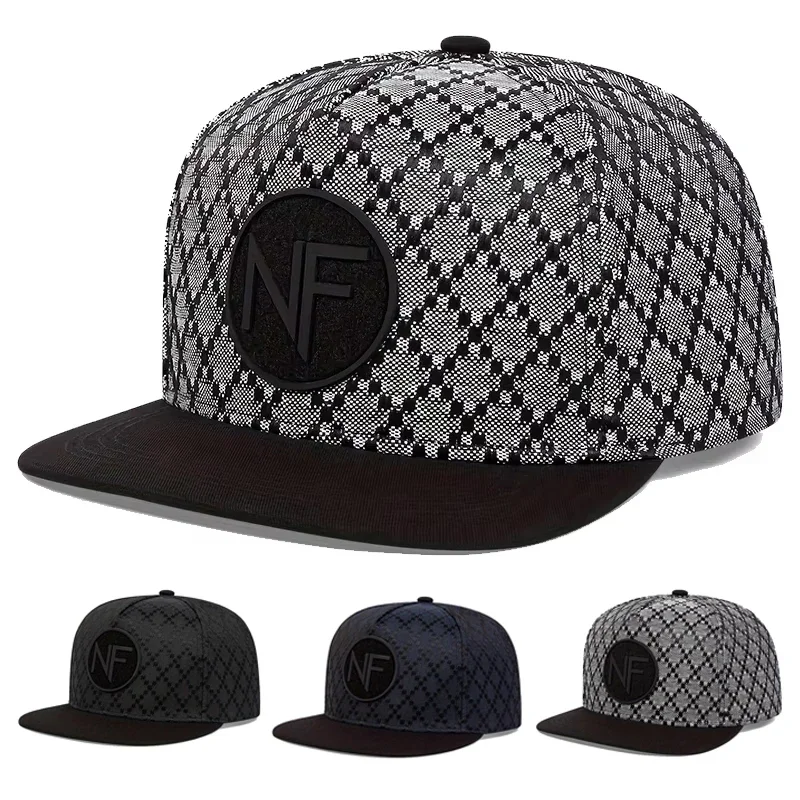

Unisex NF Letter Embroidery Hip-hop Hats Spring and Autumn Outdoor Adjustable Casual Baseball Caps Sunscreen Hat