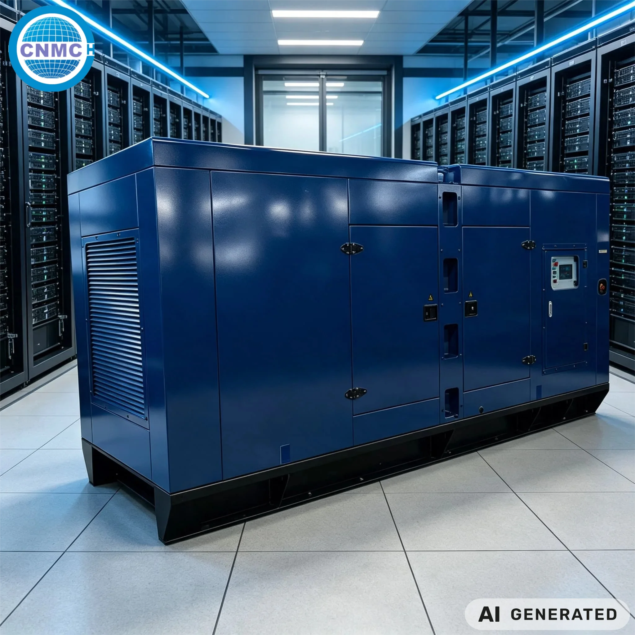 Electricity Generator 500KW 1000KW 2000KW 3000KW 13.8kV 60HZ Diesel Generator Baudouin UL 2200 EPA Certified Data Center Use