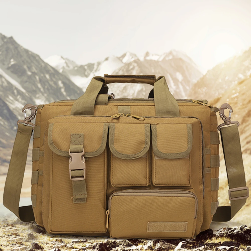 

Hiking Fanny Waist Pack Mult-Pockets Tactical Messenger Bag Multi-functional MOLLE for Hunting Climbing Cycling