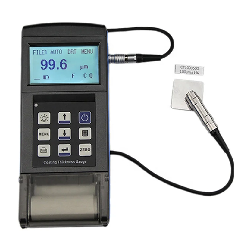 Magnetic eddy current iron-aluminum dual-purpose thickness detection portable film thickness instrument