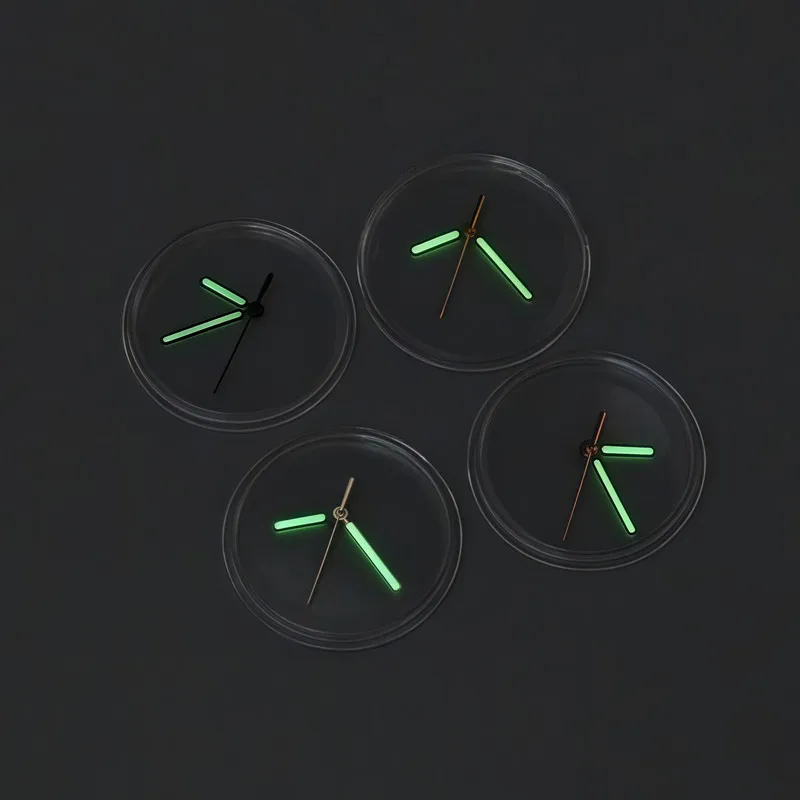 عقارب ساعة ممتازة لـ NH35 NH36 NH70 - إبر بديلة DIY - أخضر وأزرق ثلجي - مقاس عالي الجودة - أجزاء تعديل الساعة