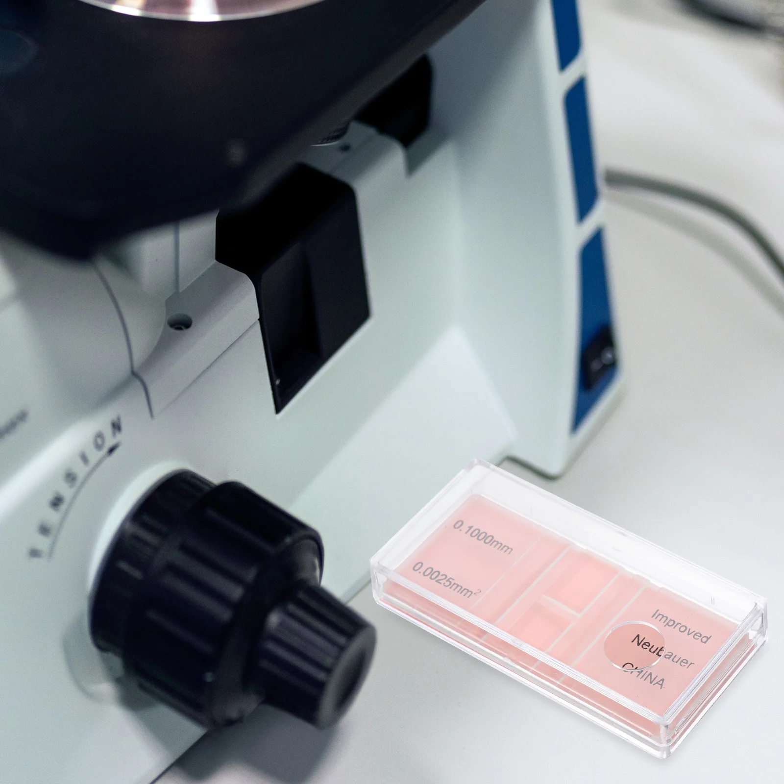 

Yeast Microscope Slide Accessories Counting Glass for Laboratory Slides Microscopic