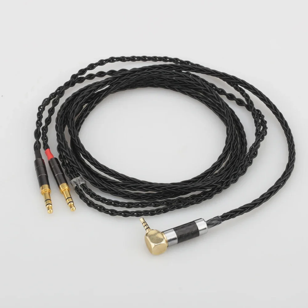 Audiocrast 8 Cores Headphone Earphone Cable For Denon AH-D600 D7100 Hifiman Sundara Ananda HE1000se HE6se he400