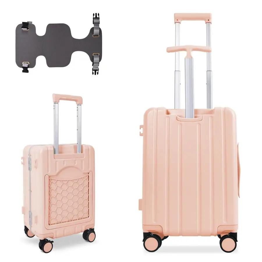 

Ride On Luggage with Seat Carry On Suitcase Luggage, with TSA Approved Lock and Aircraft Grade Aluminum Frame, 360 Silent Wheels