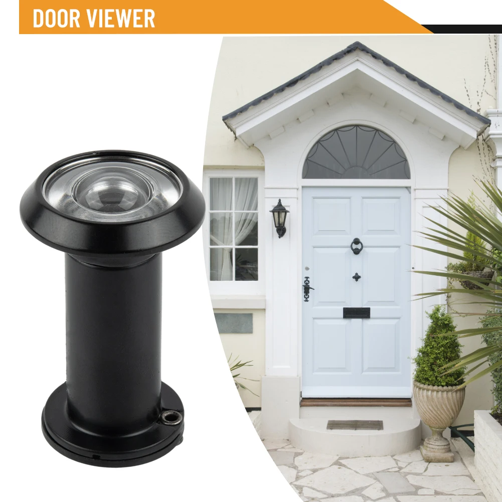 High Quality New Door Viewer Door Peephole With Privacy Cover Eye Sight Hole Wide Angle Viewer Furniture Hardware