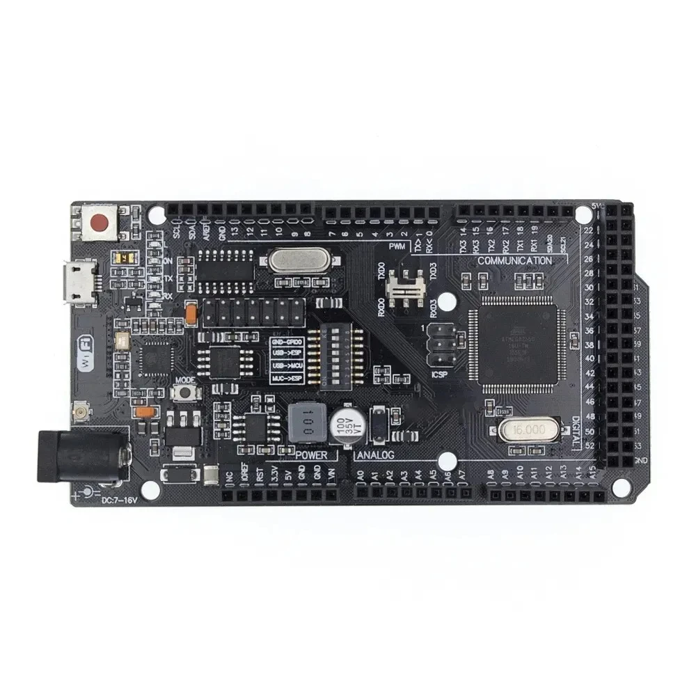 Mega2560 + WiFi R3 ATmega2560+ESP8266 32Mb Memory USB-TTL CH340G Compatible for Arduino Mega NodeMCU For WeMos ESP8266