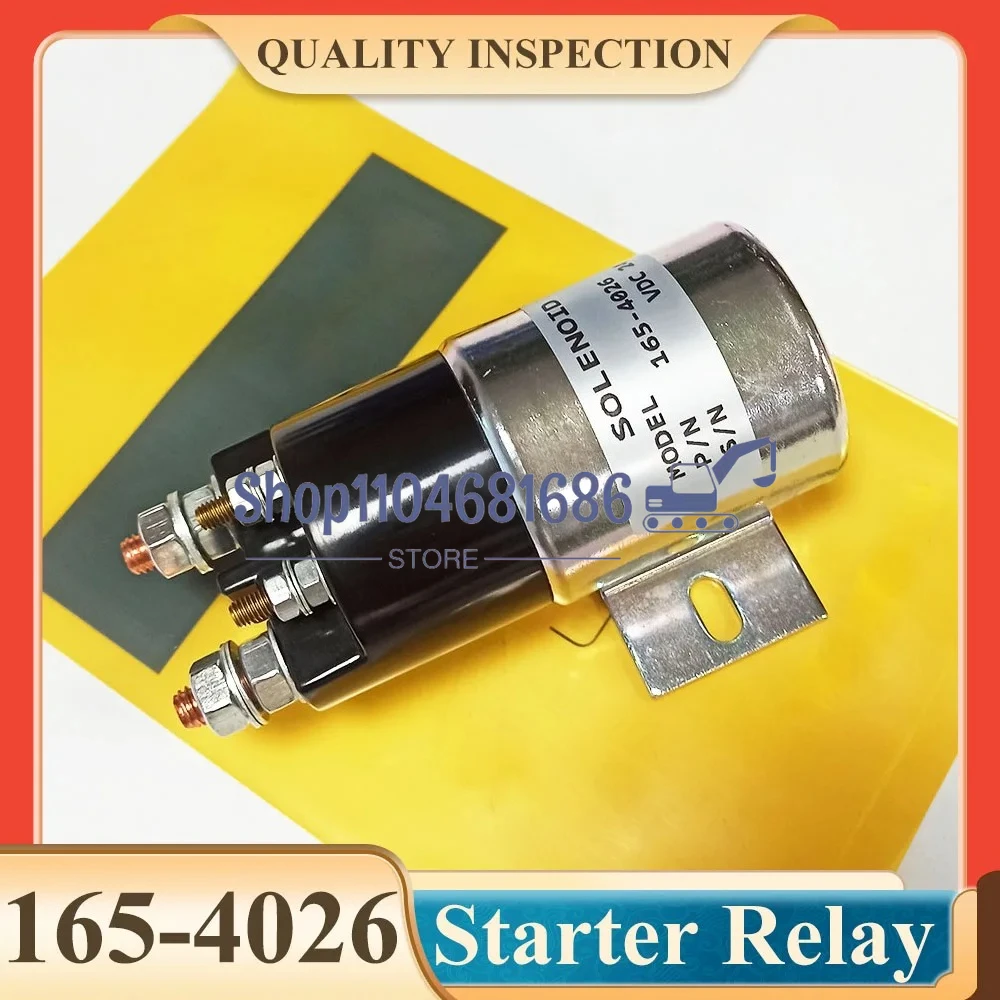 

Solenoid Valve 165-4026 1654026 24V for E312C E320C E320B 215D 225 229 Engine Starter Relay