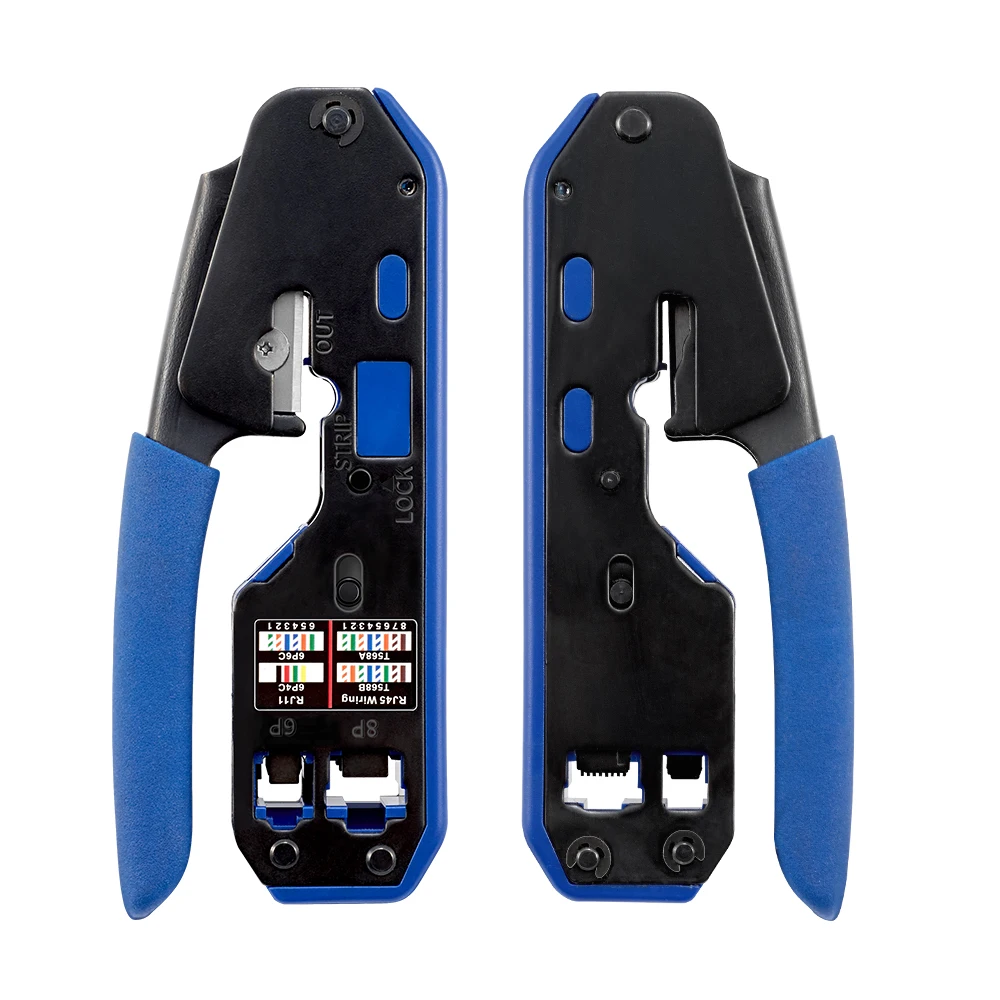 

RJ45 RJ11 RJ12 Crimping Plier Cable Tool for Ethernet Wire Stripping and Cutting
