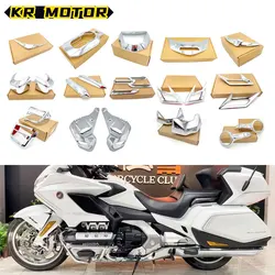 For Honda Goldwing GL1800 Motorcycle Front Rear Engine Chrome Decoration Cover Accessories Parts Fit Gold Wing GL 1800 2018-2023