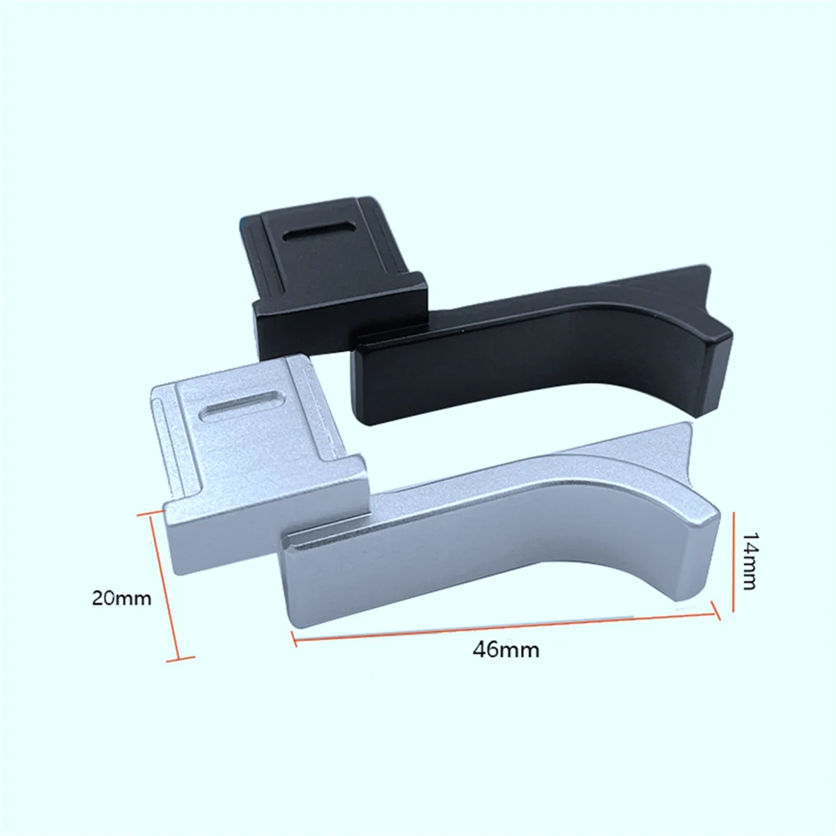 

ABFA For Thumb Up Grip Camera Mount Thumb Up Grip Hot Shoe for Leica M10/M11P/M10-P M11 Accessories Silver