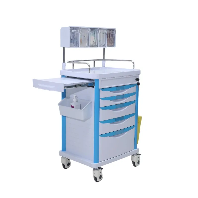 عربة الطوارئ الطبية ABS عربة تحطم متنقلة أثاث المستشفى