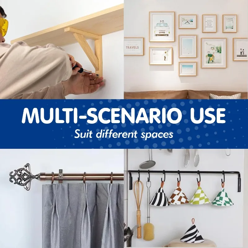 مجموعة مراسي الحوائط الجافة للزنك ذاتية الحفر من VKKM - مع 60 قطعة من مراسي الزنك و60 قطعة # 8 براغي، تحمل ما يصل إلى 50 رطلاً، لا حاجة إلى حفر مسبقًا