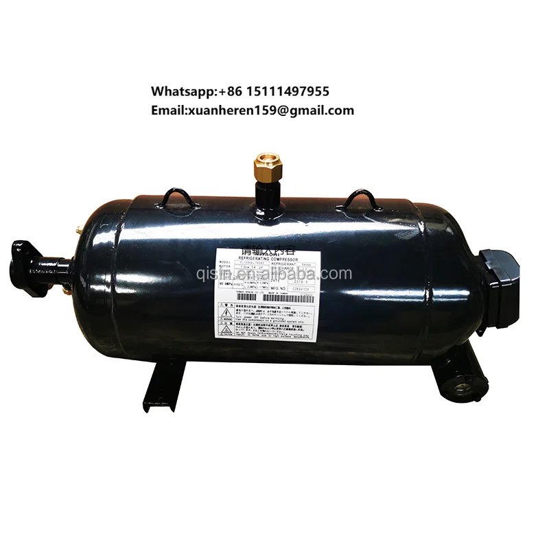 750EL-128D3 7HP Horizontal Scroll Compressor R22 Refrigerant Fixed Speed for Farm Cooling & Central AC & Cold Storage