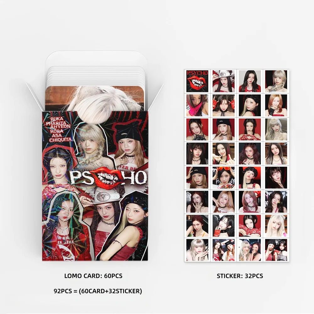 92 قطعة/المجموعة فتاة مجموعة الطفل الوحش ألبوم جديد لومو بطاقات نفسية HD بطاقات الصور نذهبوا بطاقة الصور لجمع هدايا المشجعين #3