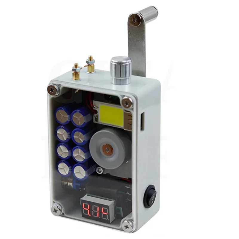 

ABVG-Hand Generator USB Charging Camping Equipment Outdoor Emergency Cranked For 2 Minutes, Can Lgnite 40-50 Times