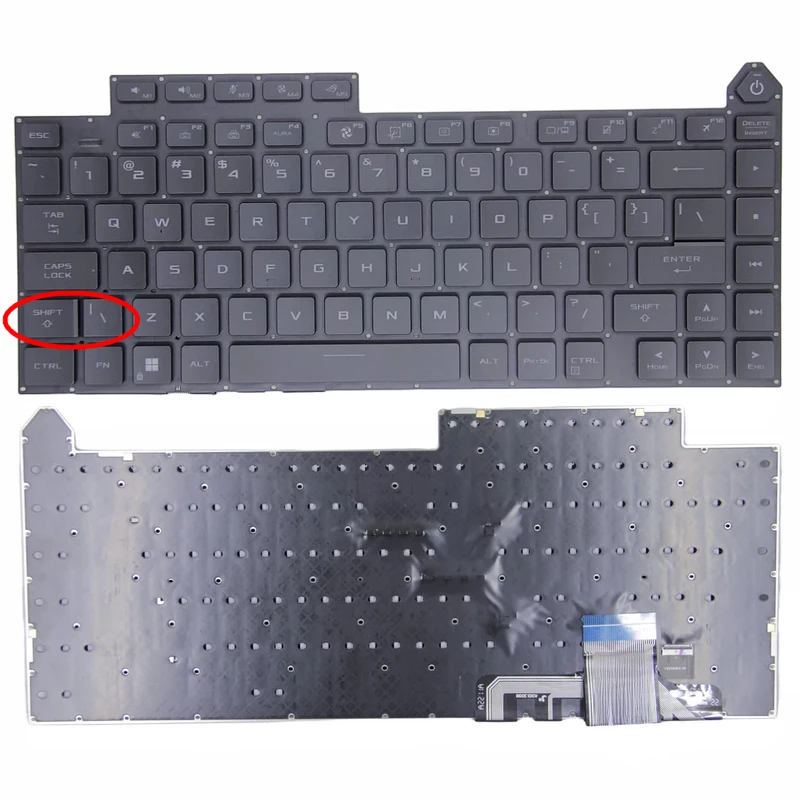 

YY+New FOR Asus ROG Strix G634 G634J G634JY G614 G614J US keyboard Per-key RGB backlit