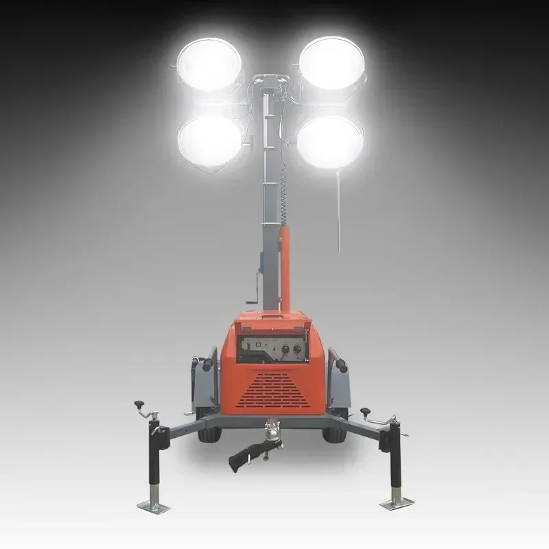 

Industrial Light Tower Metal Halide LED Lighting Mobile Light Tower Light Tower For Construction Site And Mining United States