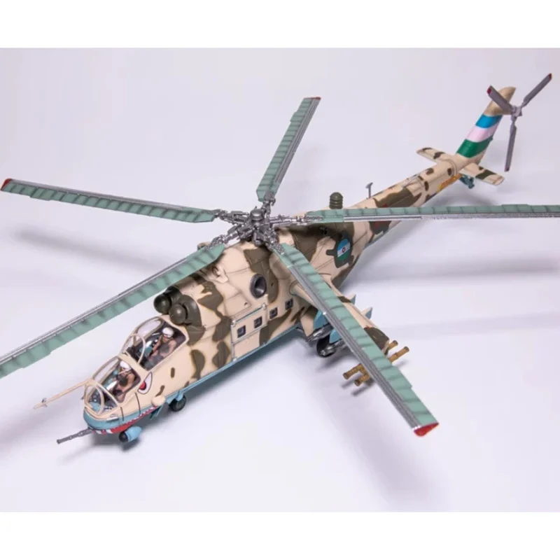 Diecast 1:72 Scale MI-24V finished aircraft simulation commemorative model Static decoration Souvenir gifts for adult boy