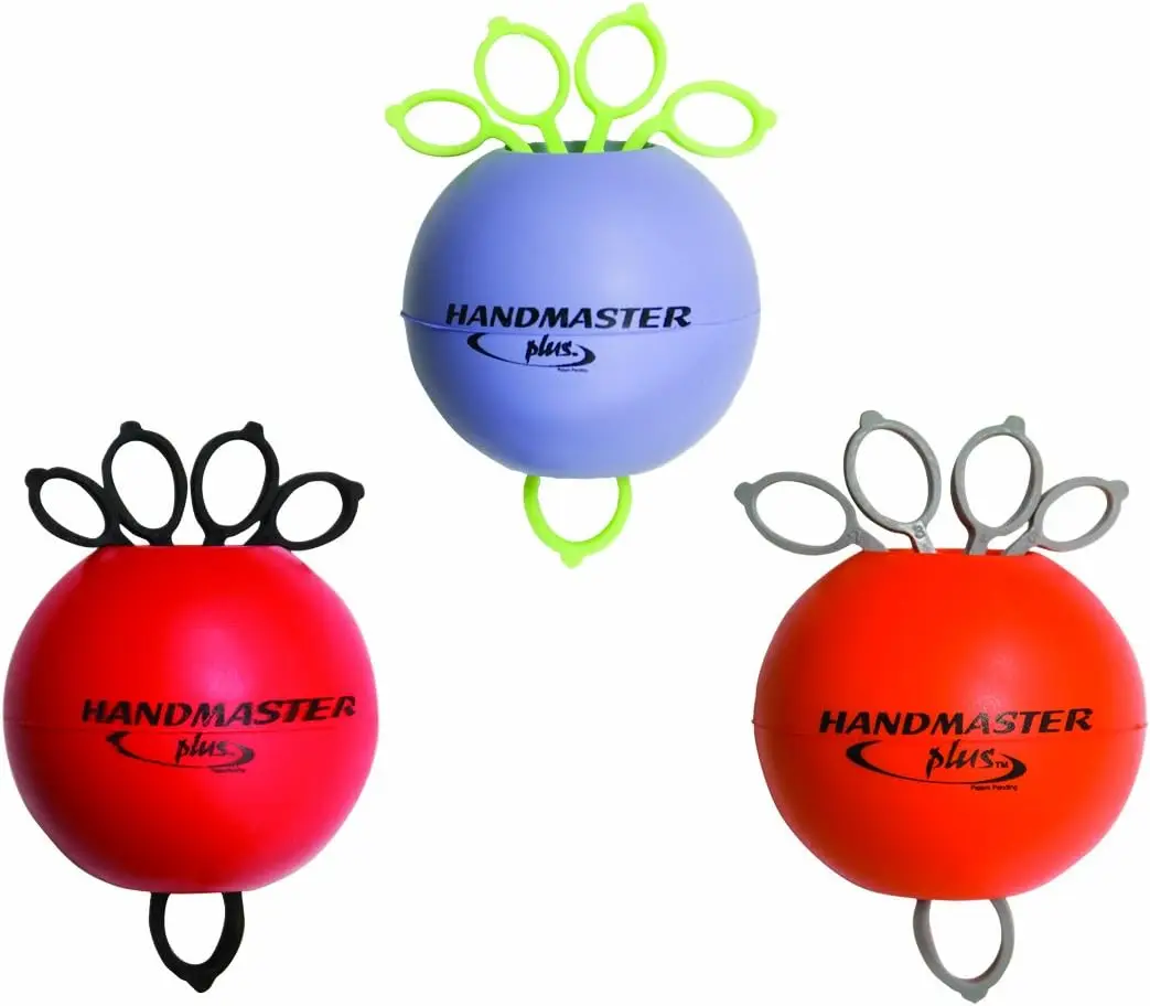 

Hand Exerciser Strengthener for Grip, Finger, Wrist & Forearm, 3-Pack