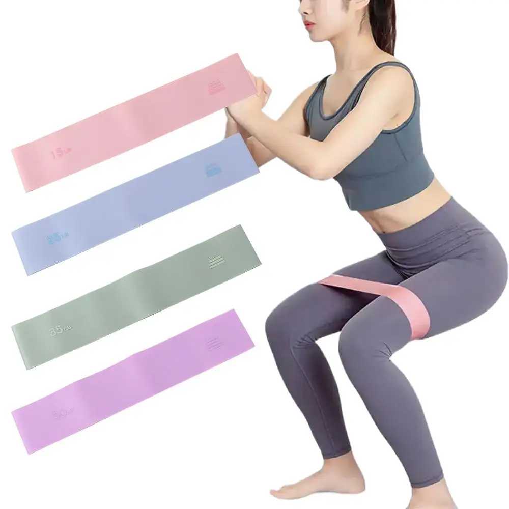 15LB 25LB 35LB Yoga Elastic Ring Stretch Strap Elastic Yoga Band Stretch Different Level Fitness Bands Buttocks Expansion