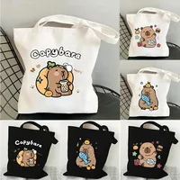 Capybara imprimé sacs à bandoulière étudiant sac à main femmes grande capacité Shopper sac Harajuku Shopping pochette de