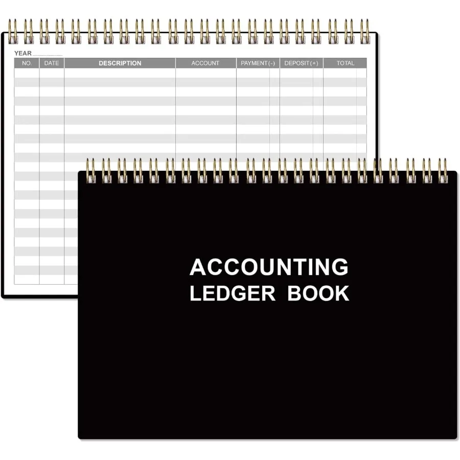 

Книга бухгалтерского учета формата А5 для малого бизнеса, бухгалтерского учета и отслеживания личных финансов, тетрадь для отслеживания расходов, чтобы мониторить дочелю