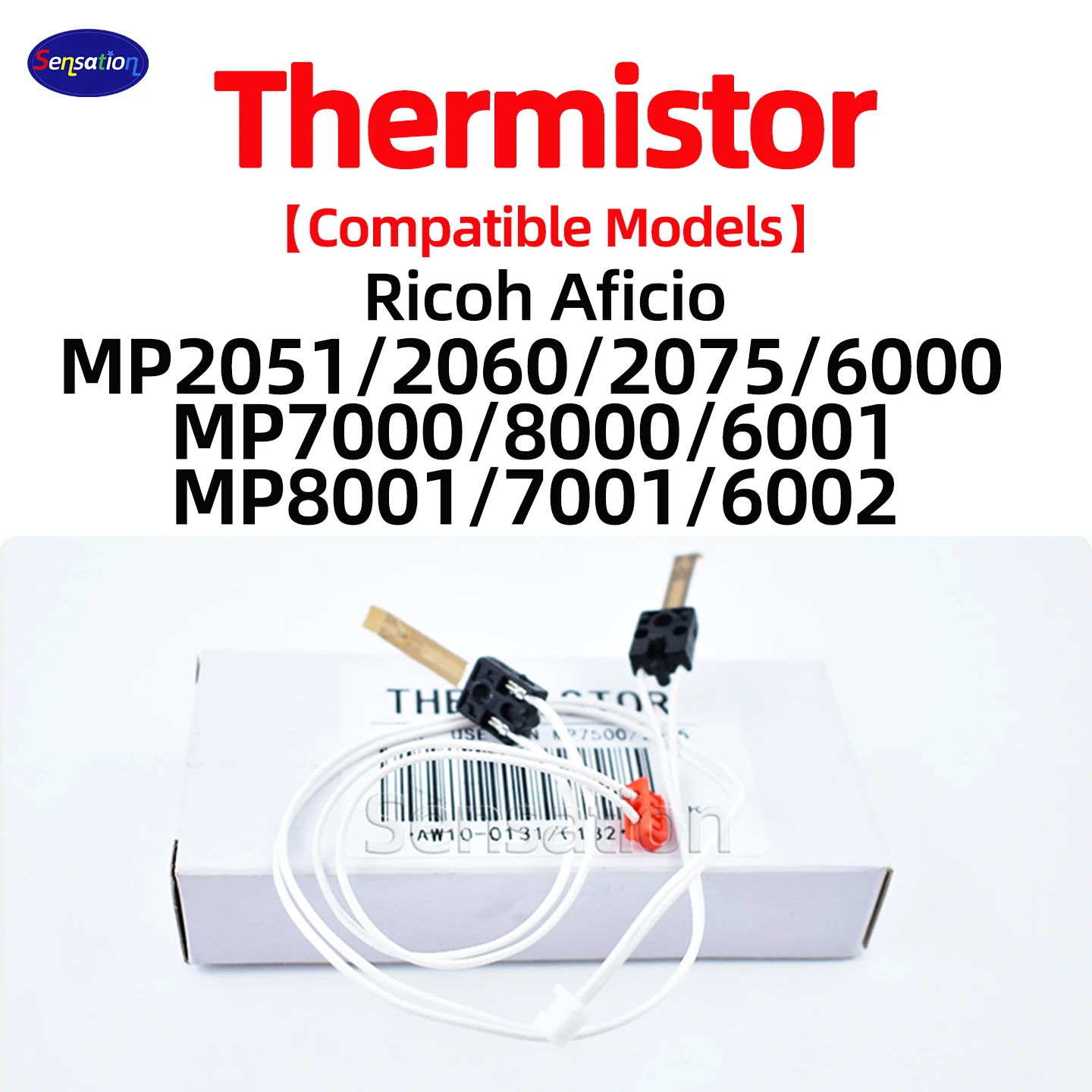 

Compatible Thermistor For Ricoh Aficio MP 2051 2060 2075 6000 7000 8000 6001 8001 7001 6002 Copier High quality Thermal