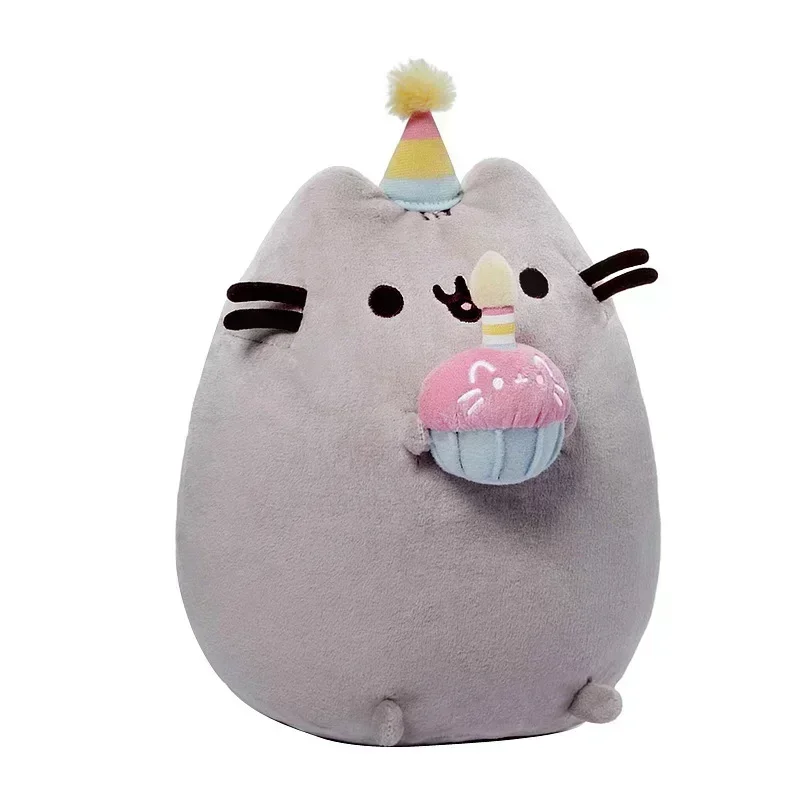 Kawaii Pusheen Plush Toy Donut Unicorn Room Decoration Anime Potato Chip Ice Cream Pizza Cake Cat Stuffed Animal Dolls Gift