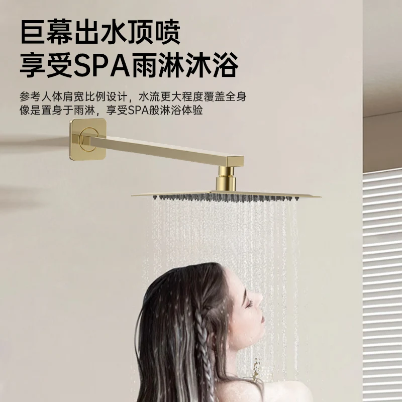 

Simple modern style gold multi-functional hot melt concealed wall type cold