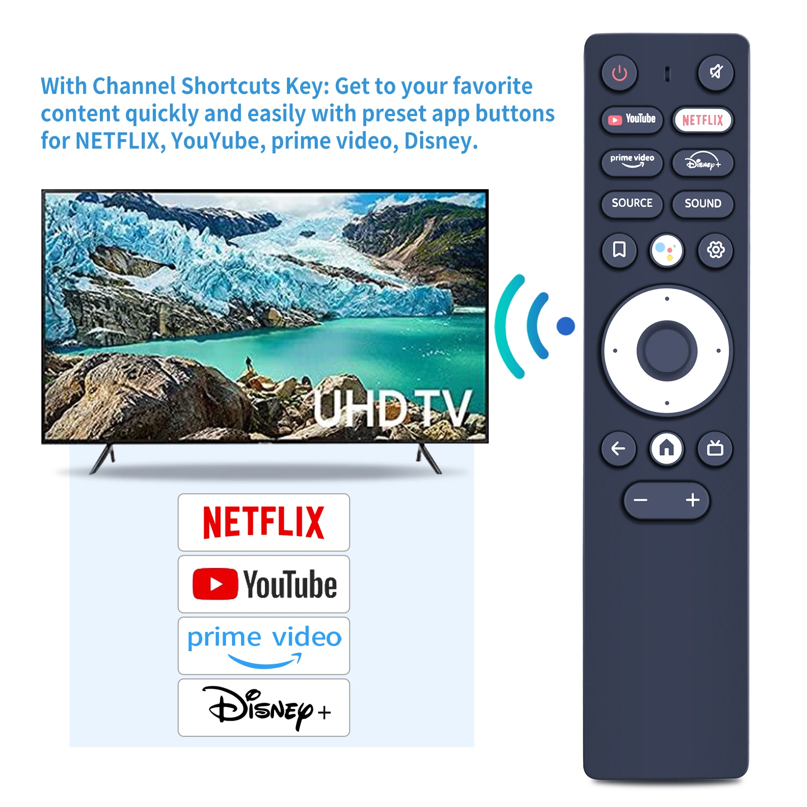 جهاز التحكم الصوتي عن بعد لكيا ، عصا التدفق ، nooy ، Chromecast والتلفزيون ، جديد