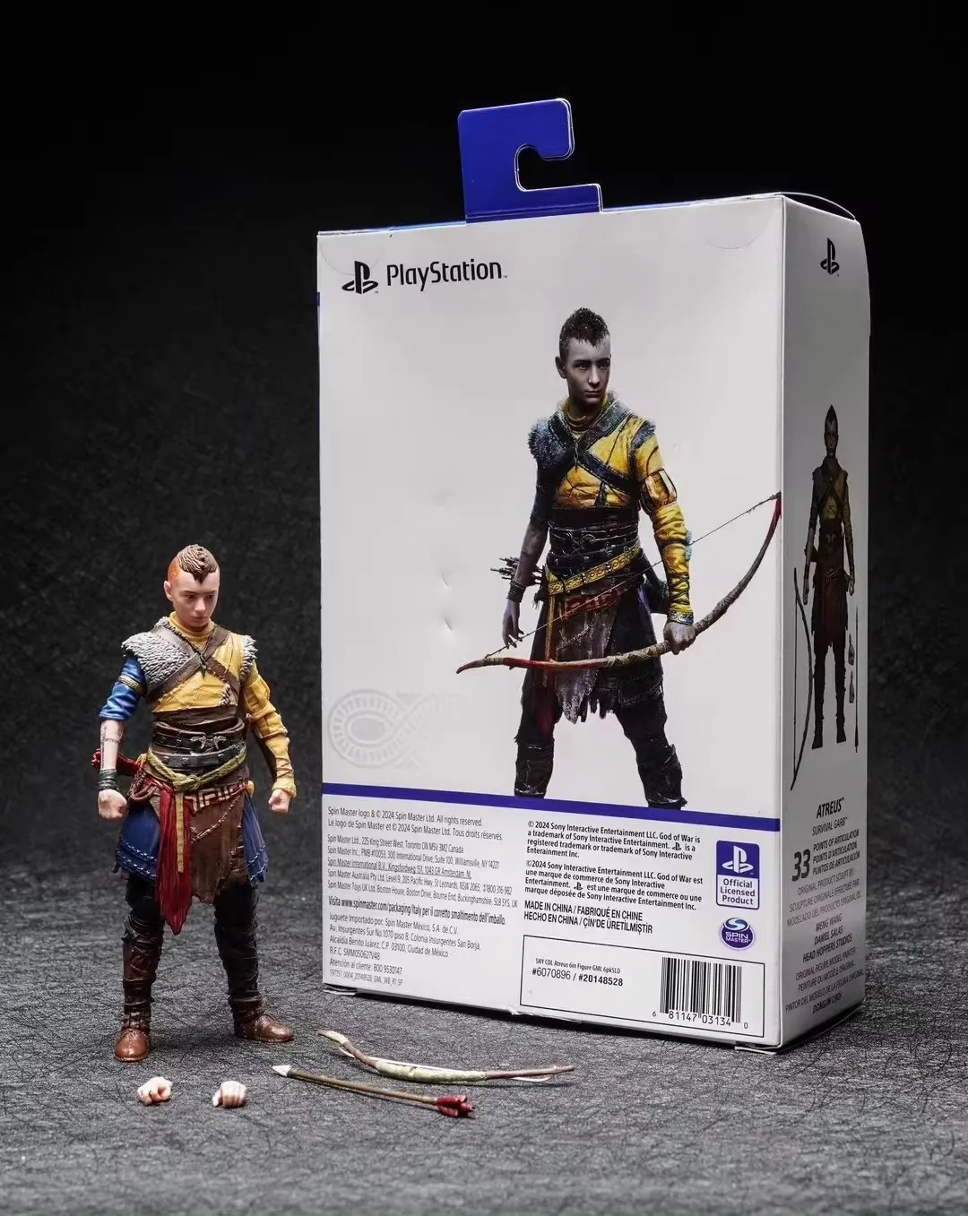 Spin Master Ps6 Inch God Of War 5 Atreus Horizon Varl Hand Model Collectible Birthday Gift Tabletop Ornament McFARLANE TOYS  ﻿