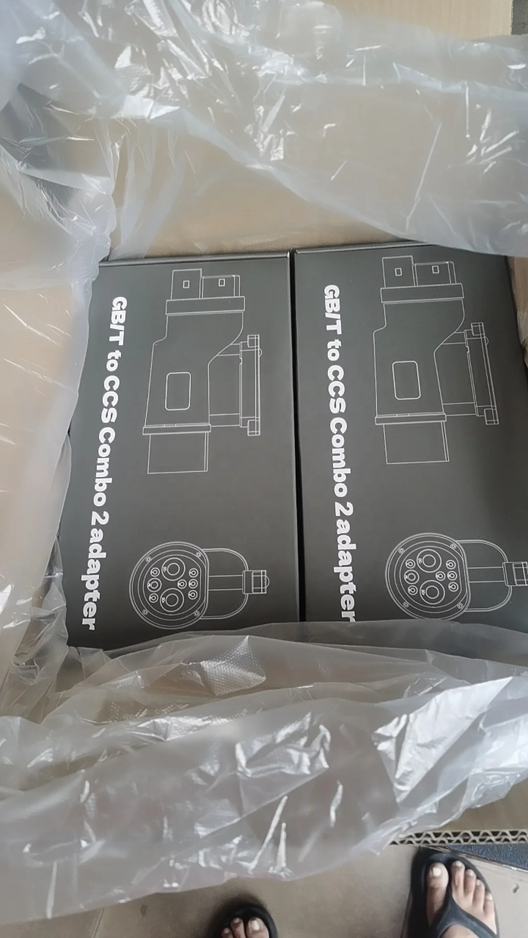 EV Charger Connector GBT To CCS2 250a Adapter Electric Vehicle Charging Adapter