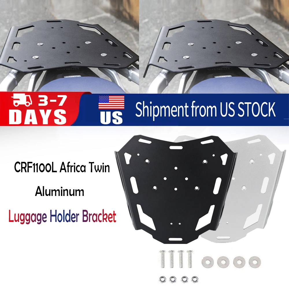 

Luggage Rack For Honda CRF1100L Africa Twin ADV Sports 2019-2024 Motorcycle Storage Bag Top Box Shelf Bracket Tail Cargo Support