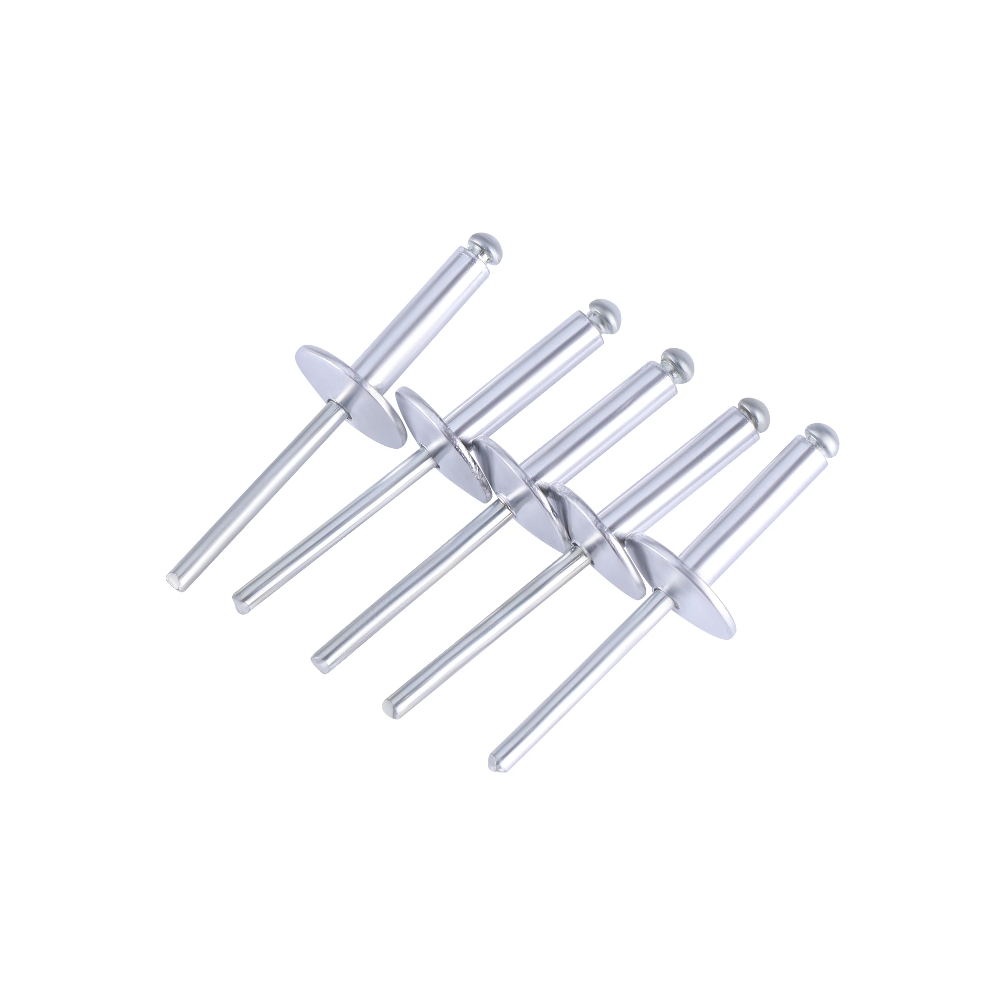 60/100pcs Aluminium Large Flange Head Blind Rivets Pull Decoration Pop Nail Aluminum Rivet