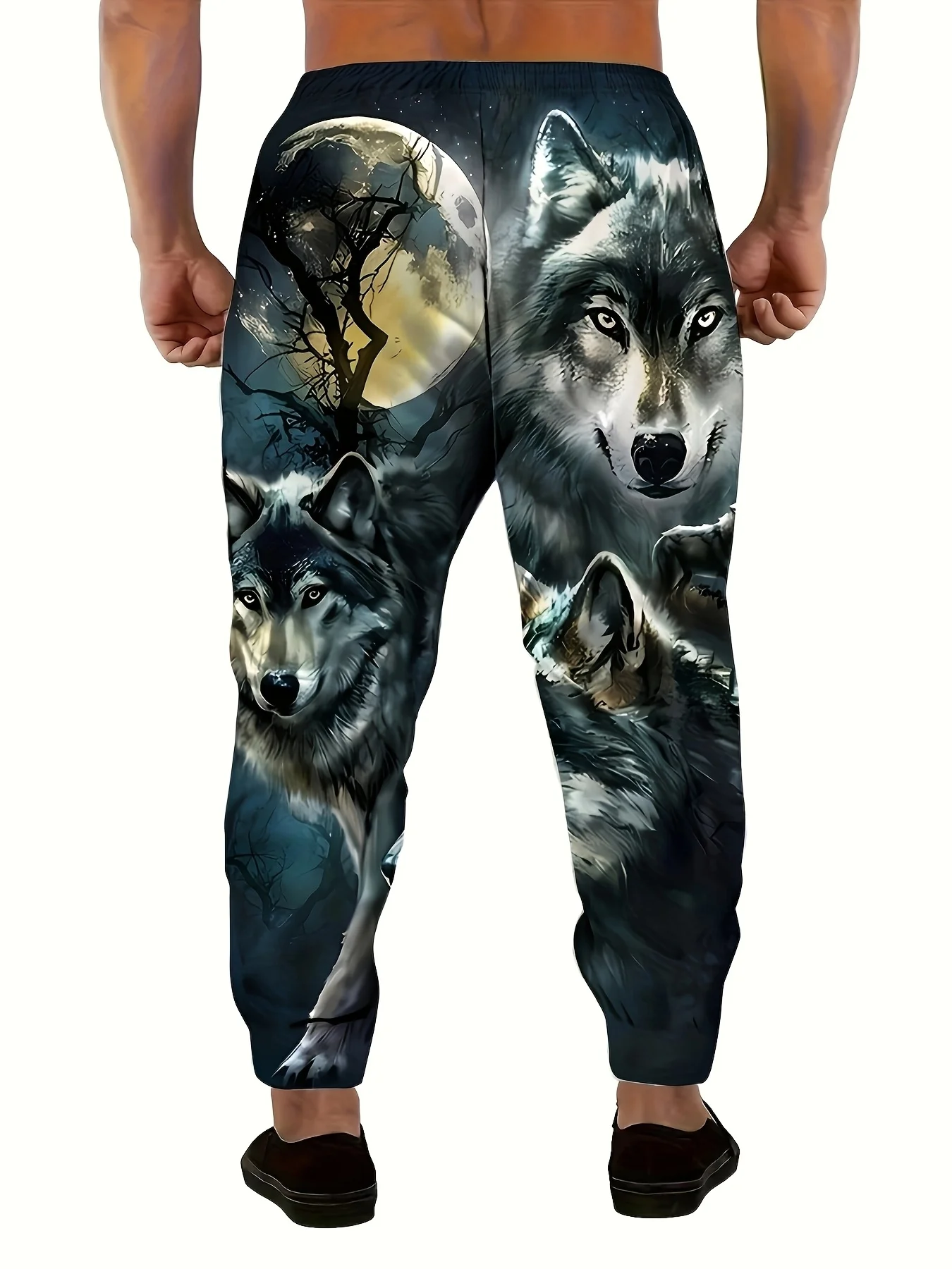 New Arrivals Beast Print Jogger Pants Unisex Sweatpants Streetwear Trousers Casual Daily Street Wear Animal Jogging Bottoms