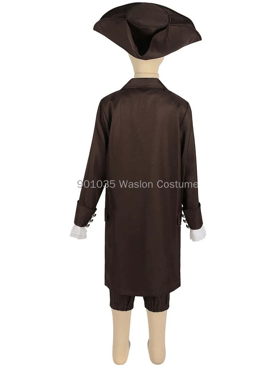 Colonial Costume Boys 18th Century Child Cosplay America Costume Revolution Outfit