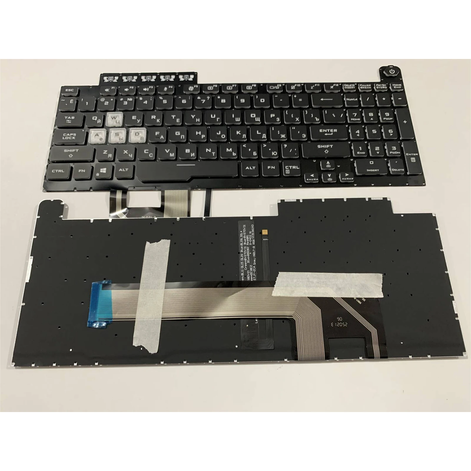 RU Layout for ASUS TUF Gaming FX506 FA506 FX706 FA706 F15 FA506Q FX506L  Laptop Keyboard