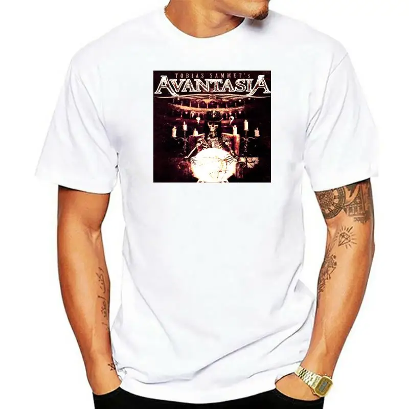 Free Shipping Avantasia Band The Flying Opera The Metal Opera Black Men'S New 100% Cotton T Shirt 015167