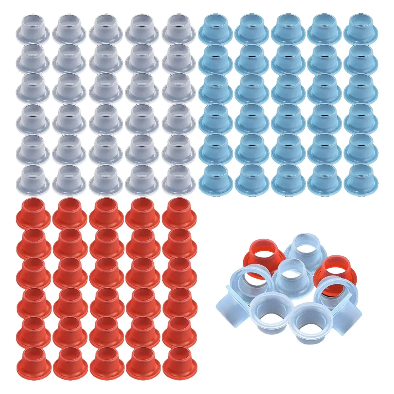 100 x auslaufsichere Wasserhahn-Dichtung, Wasserhahn-Unterlegscheiben-Dichtung, universell verhindert Tropfen, Gummiventile für verschiedene Sanitärarmaturen