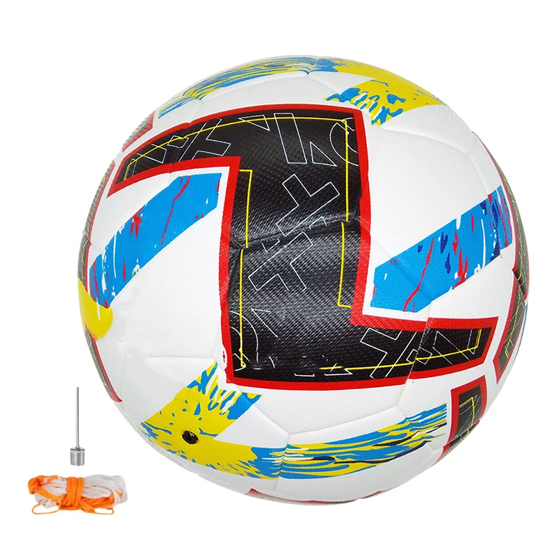 PU 심리스 축구공 고품질 표준 경기용 5호 성인 팀 축구 훈련 공