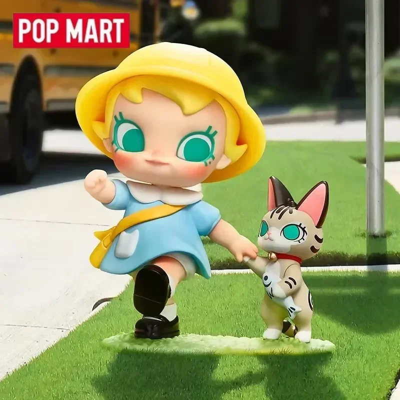 POP MART ベイビーモリー＆ベイビータビー シリーズ ブラインドボックス ミステリーボックス ゲスバッグ おもちゃ 人形、キュートなデスクトップオーナメントコレクション アニメフィギュア