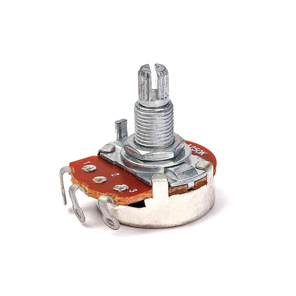 

Long Pole Bent Feet Guitar Amp Potentiometer A250k Solder Lugs Audio-potentiometers Tuning