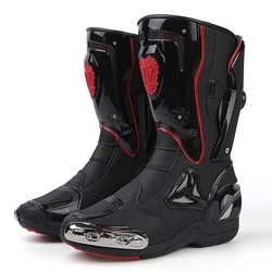 Boots For Motorcyclist Man Breathable Motorcycle Riding Boots For 4 Season Riding Boots Consolidate Stability Motorboats Casual