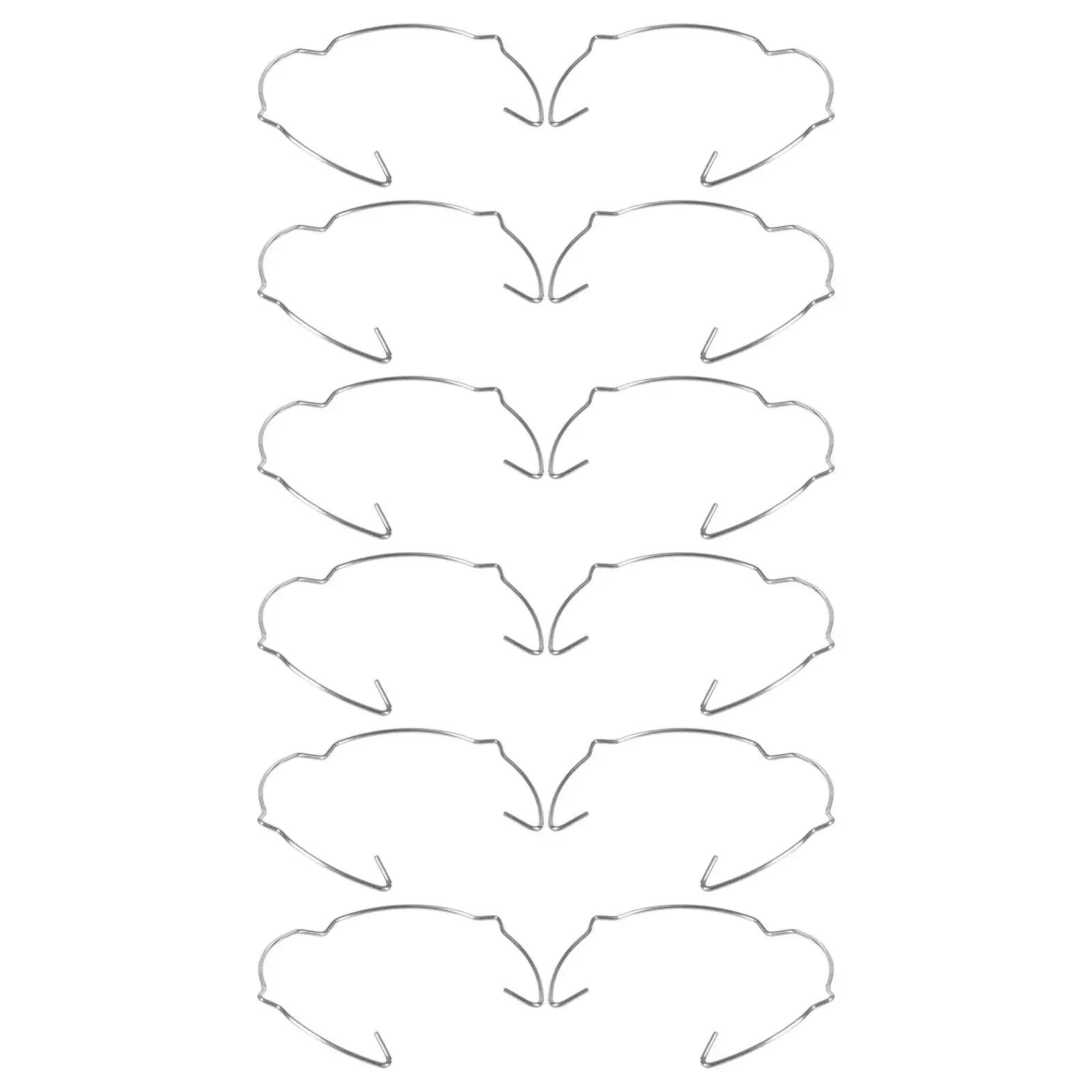 12Pcs Recessed Light Spring Clips Sturdy Iron Clips for Downlight Installation Ceiling Spotlight Retaining Rings