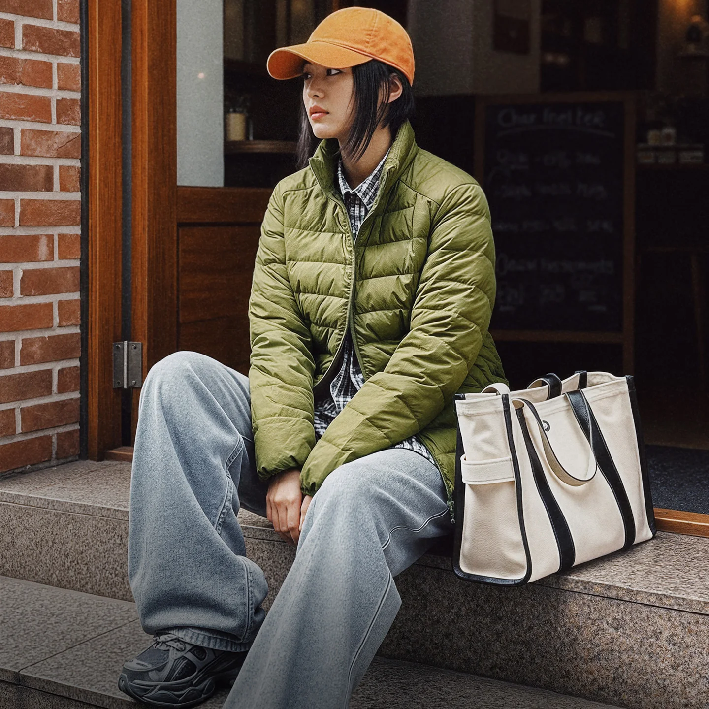 Maden jaqueta feminina 90% pato branco para baixo leve puffer gola quente camada interna casaco térmico casual para o inverno