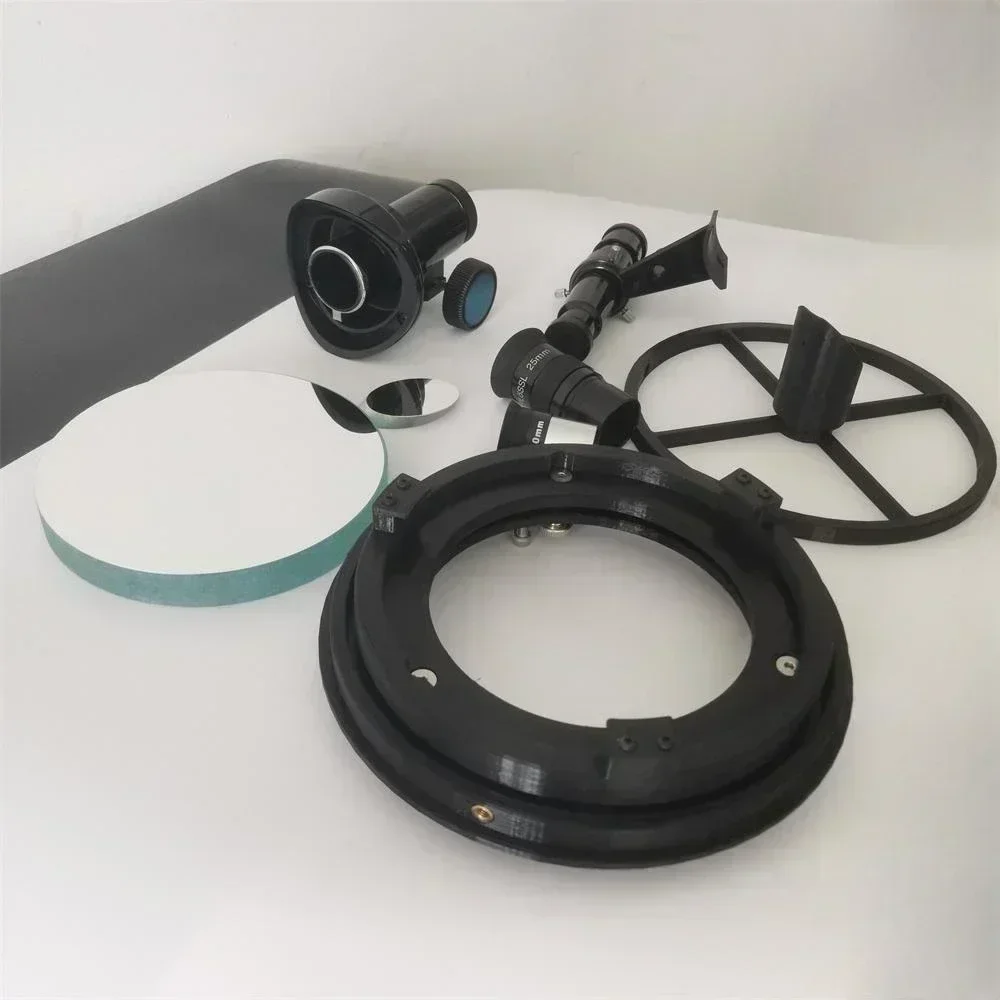 114mm Telescope DIY Accessories Primary Secondary Mirror Holder Support Focuser Eyepiece Finderscope