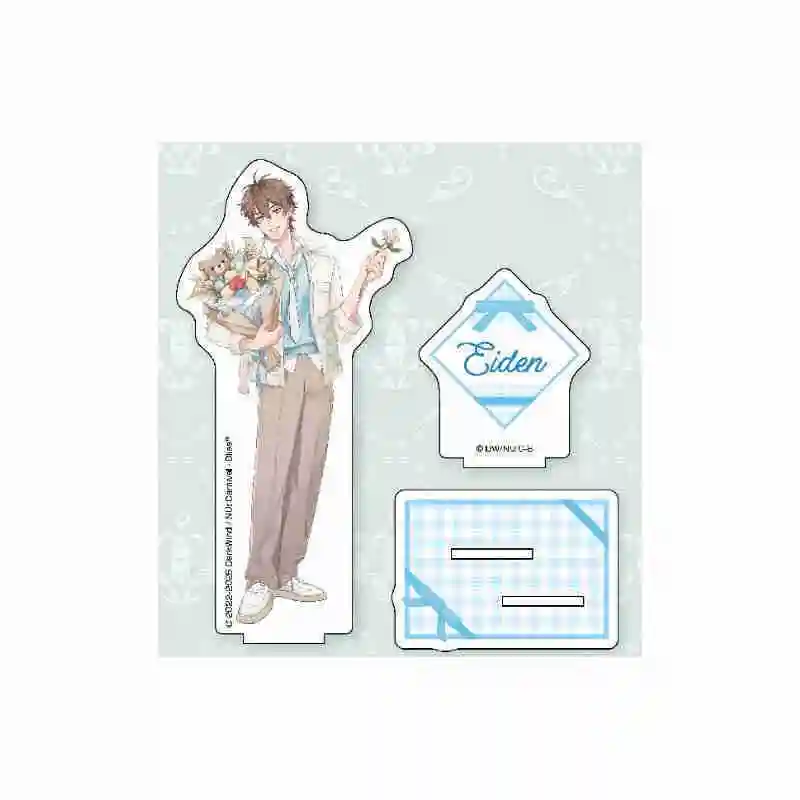 2025 مجموعة أنيمي علامة واقفة نو: كرنفال ياكومو إيدن كويا كيل لطيف الكرتون تأثيري الاكريليك حامل سطح المكتب شخصية كرتونية