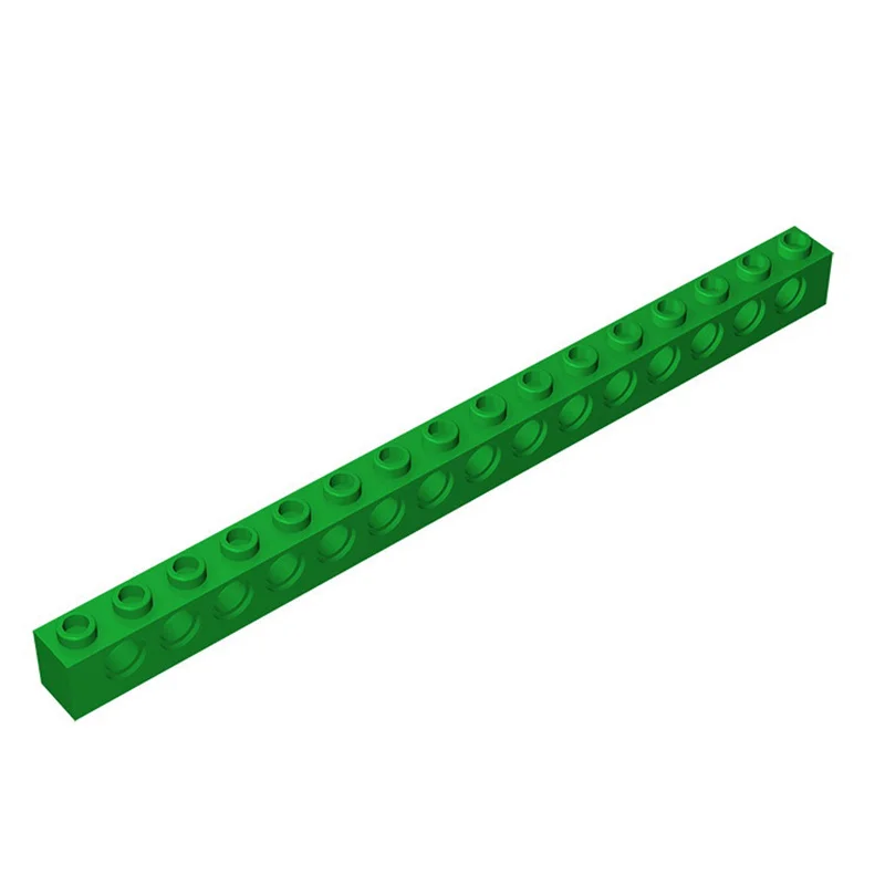 10 Stück 3703 Baustein 1 x 16 mit Löchern, Baustein-Sammlungen, modulare GBC-Spielzeuge für technische MOC-Geschenke, DIY-Bausteine, kompatibel – Detail 5