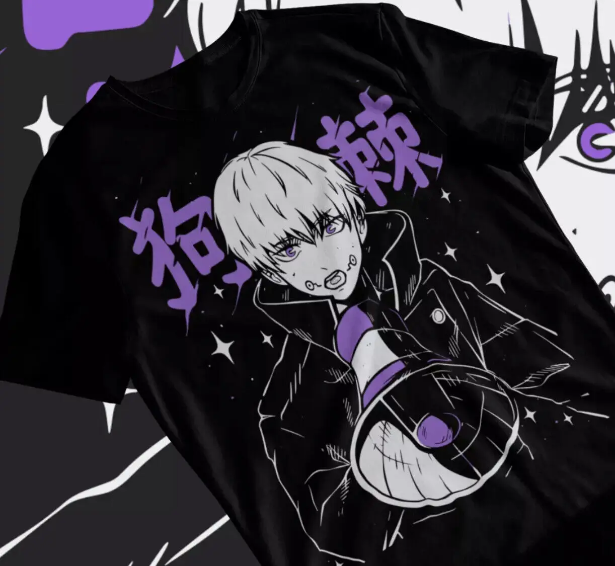 Inumaki Toge Unisex T-Shirt,Jujutsu Kaisen Megumi Fushiguro,Satoru Gojo,Anime